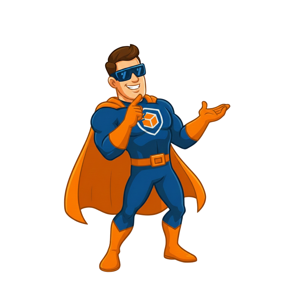 EcomHero mascotte